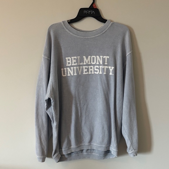 Belmont university corded oversized sweatshirt - Picture 1 of 4